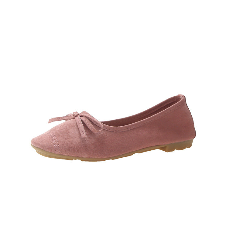 Damen Ballerinas Weiches Obermaterial Zartes Schleifen-Design Eveloria