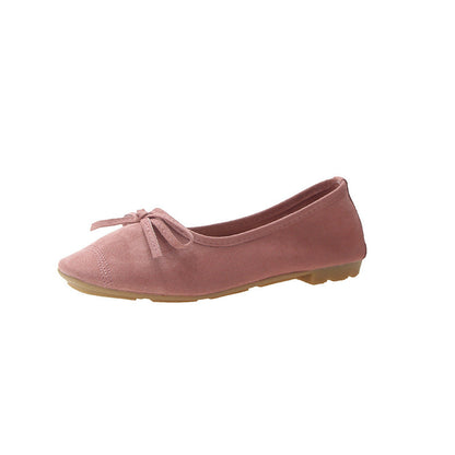 Damen Ballerinas Weiches Obermaterial Zartes Schleifen-Design Eveloria