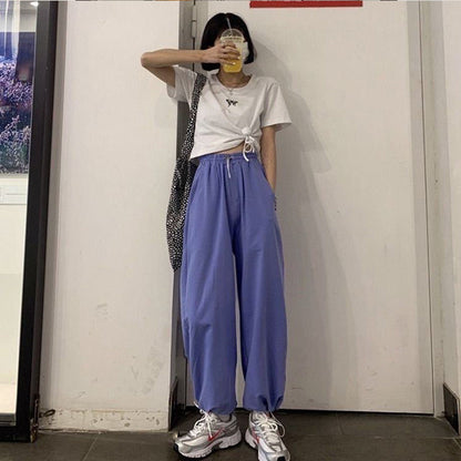 Damen Cropped mit Knoten und Trägern Baumwolle Weiß