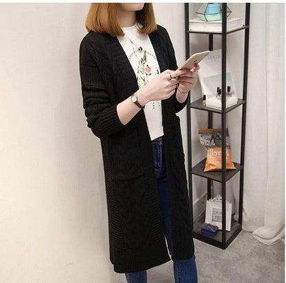 Damen Strickjacke Langärmlig Mit Taschen Eveloria