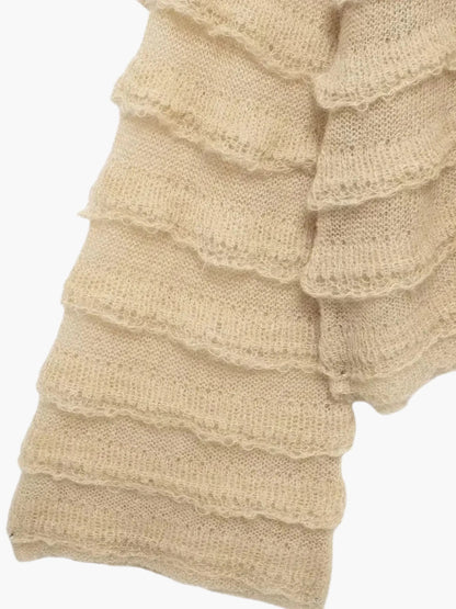 Damen Strickpullover Gemütlich Struktur