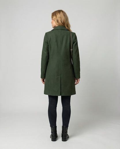 Damen Mantel Herbst Polyester Lang