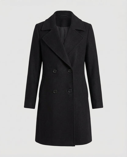 Damen Mantel Herbst Polyester Lang