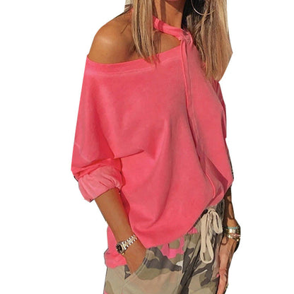 Damen Oversized Freizeitbluse Eveloria