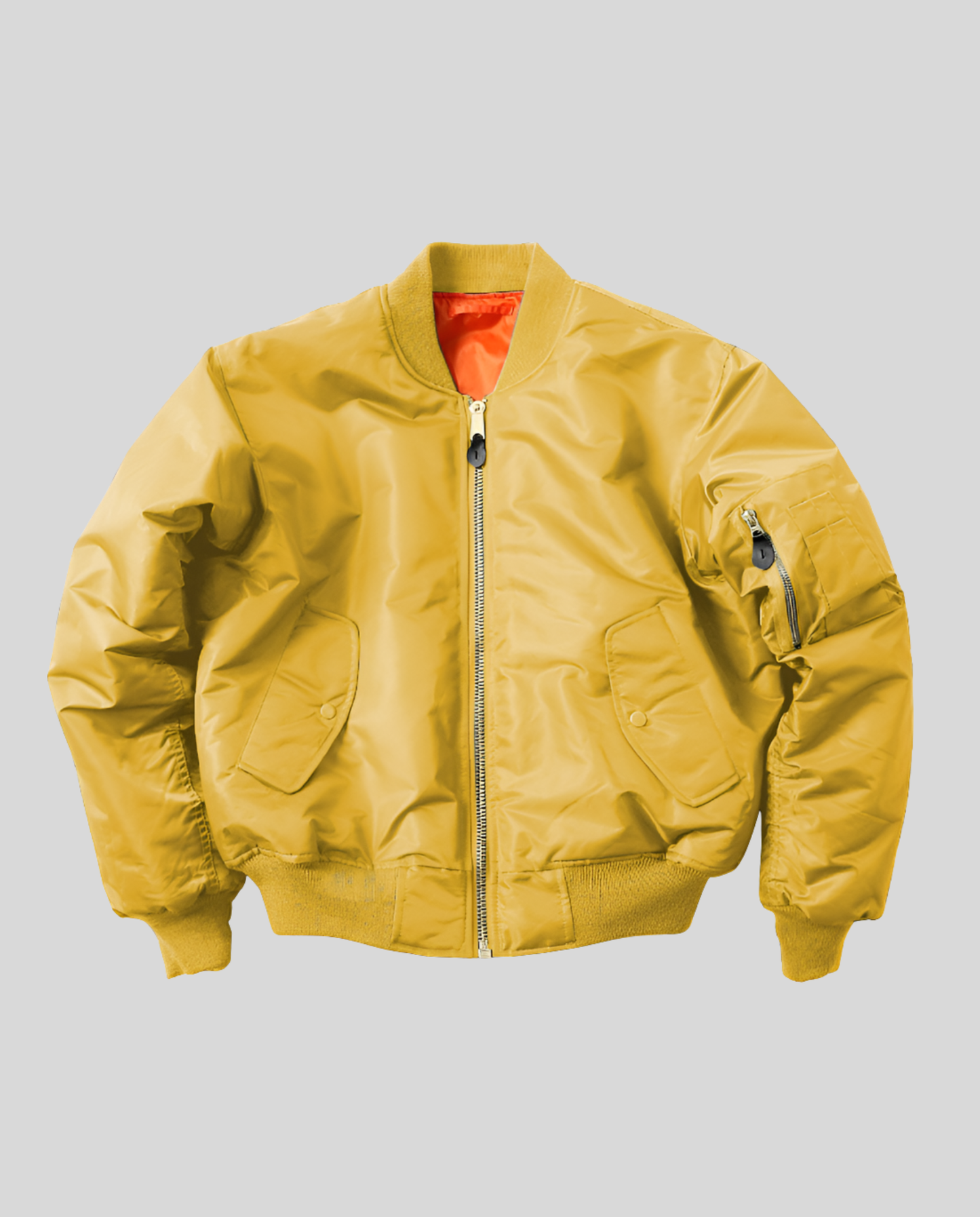 Damen Klassische Bomberjacke Leder