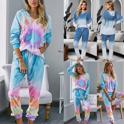 Damen Loungewear Elastisch Kapuzenoberteil Bequem Schwarz Eveloria - Eveloria
