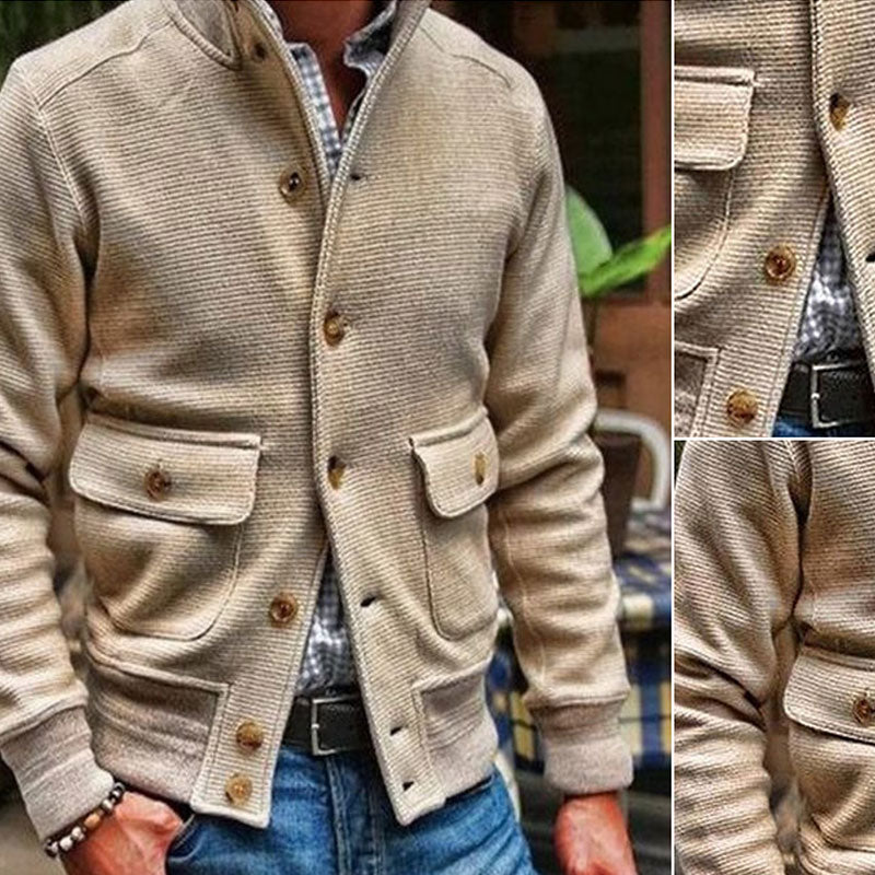 Herren Freizeitjacke Lässig Elegant Zeitlos