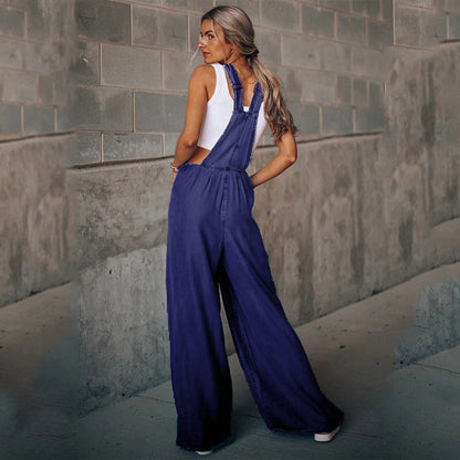 Damen Sommer Jumpsuit Leicht Sommerfarben - Eveloria