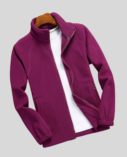 Damen Fleecejacke Stehkragen
