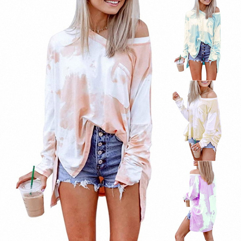 Damen Oversize Shirt Lässig Baumwolle Weiß - Eveloria