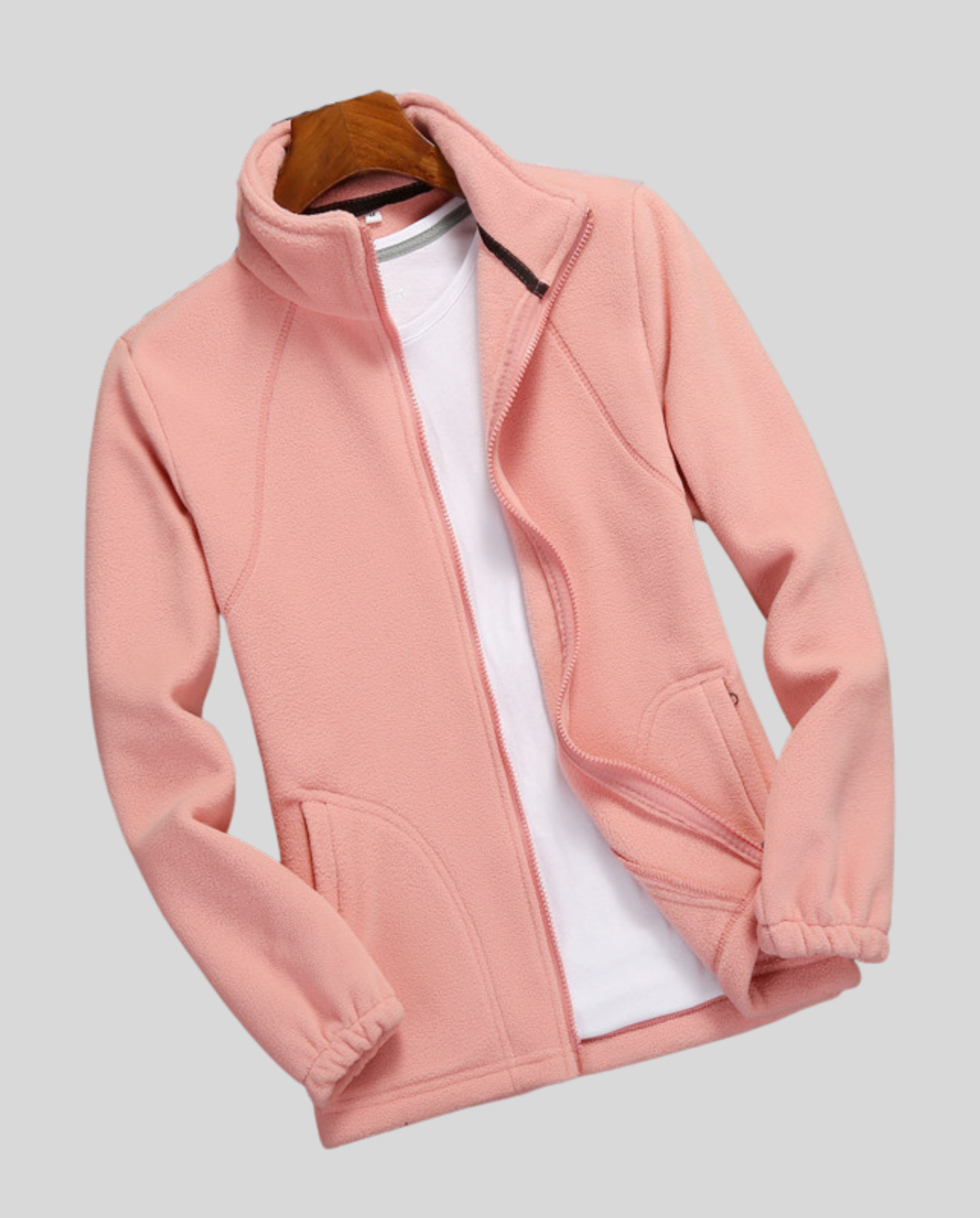 Damen Fleecejacke Stehkragen