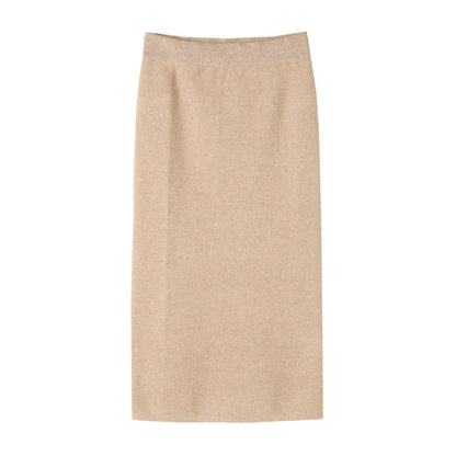 Damen Strickrock Midi Eveloria Figurbetonter Look
