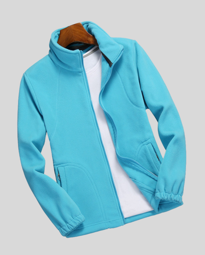 Damen Fleecejacke Stehkragen