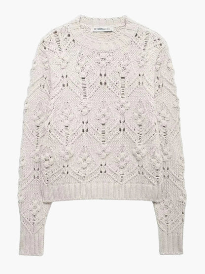 Damen Pullover Zopfmuster - Norvielle