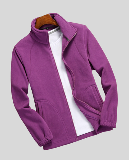 Damen Fleecejacke Stehkragen