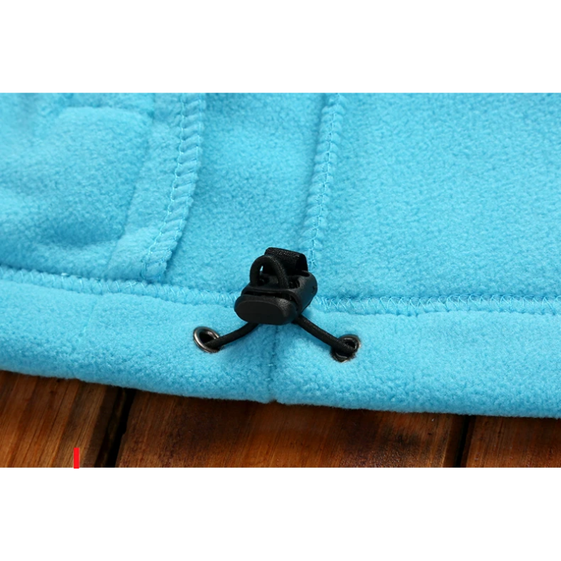 Damen Fleecejacke Reißverschluss Stehkragen Fleece