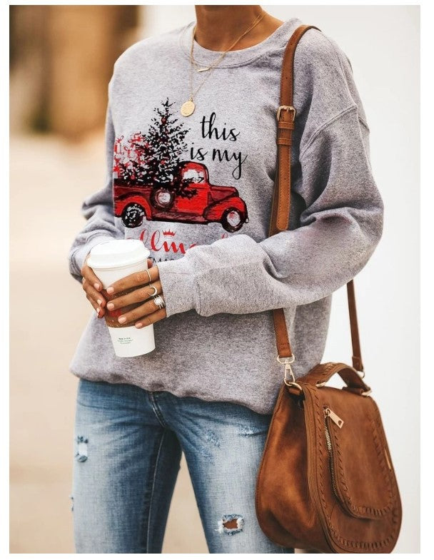 Damen Sweatshirt Festlich Lässig Eveloria