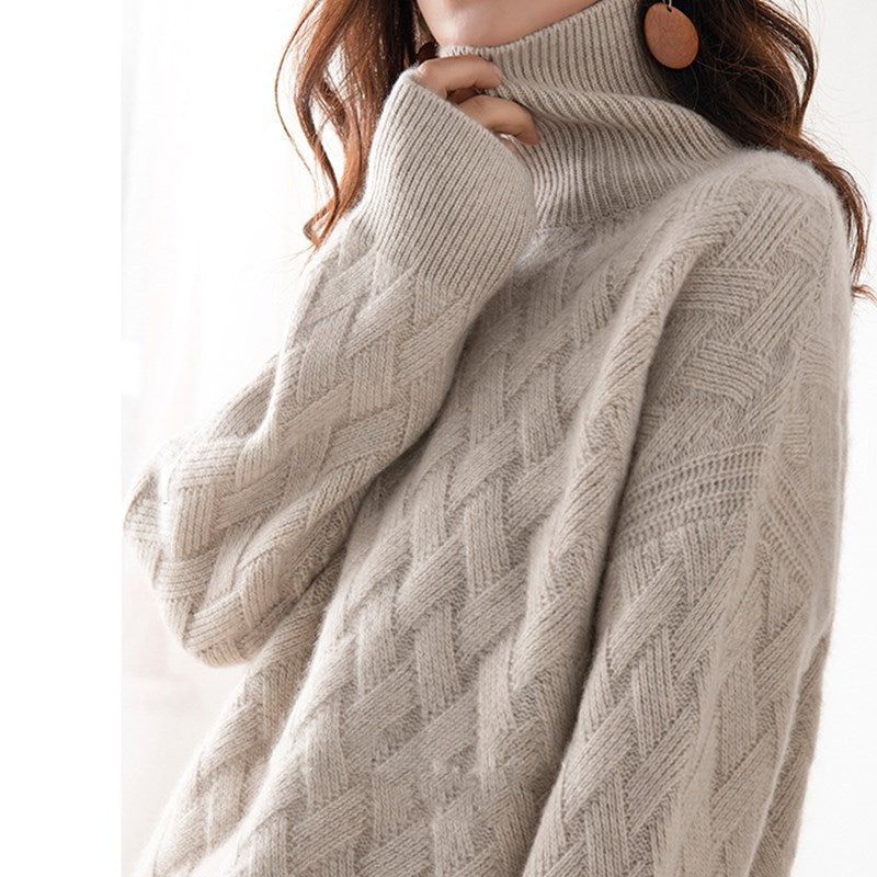 Damen Rollkragenpullover Frühjahr