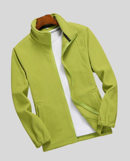 Damen Fleecejacke Stehkragen