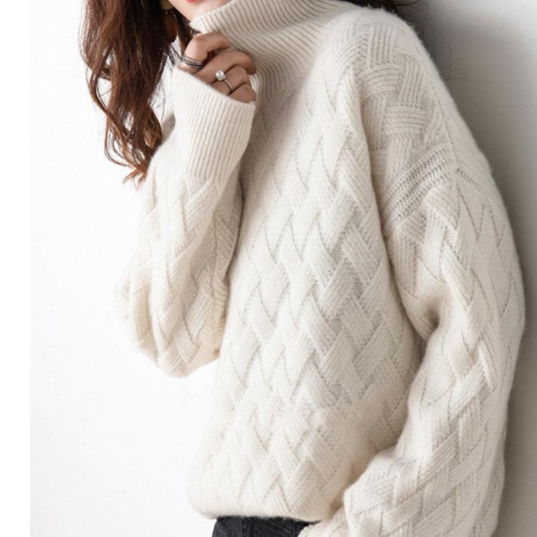 Damen Rollkragenpullover Frühjahr - Eveloria