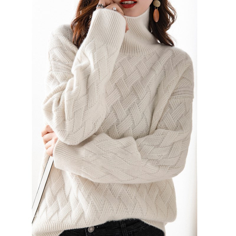 Damen Rollkragenpullover Frühjahr