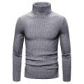 Damen Rollkragenpullover Feinripp Strick Beige