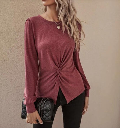 Damen Langarmshirt Eveloria Elegantes Design - Eveloria