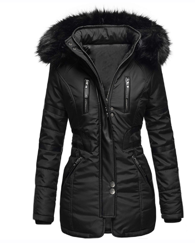 Eveloria Damen Winterjacke Warm Wasserdicht