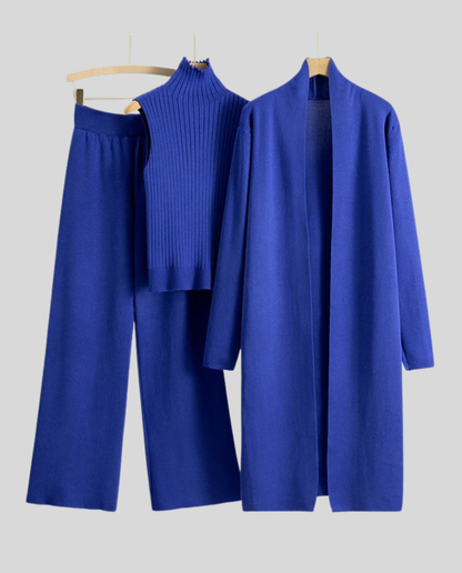 Weiches Kaschmir-Set Elegantes Damen-Kleidung