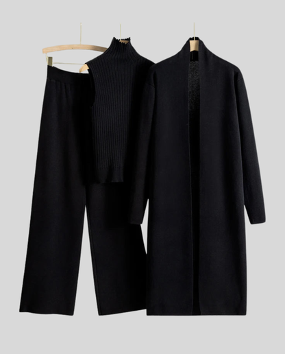 Weiches Kaschmir-Set Elegantes Damen-Kleidung