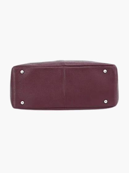 Leder Hobo-Tasche Weiches Leder Zipper-Verschluss