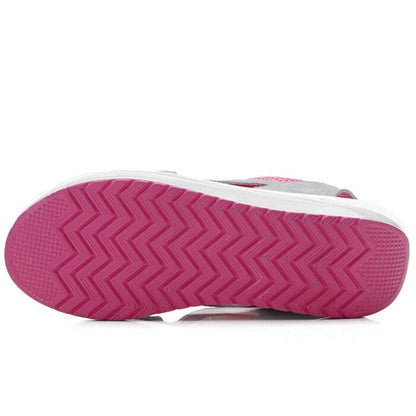 Eveloria Damen Muffin-Sandalen Kontrastfarben