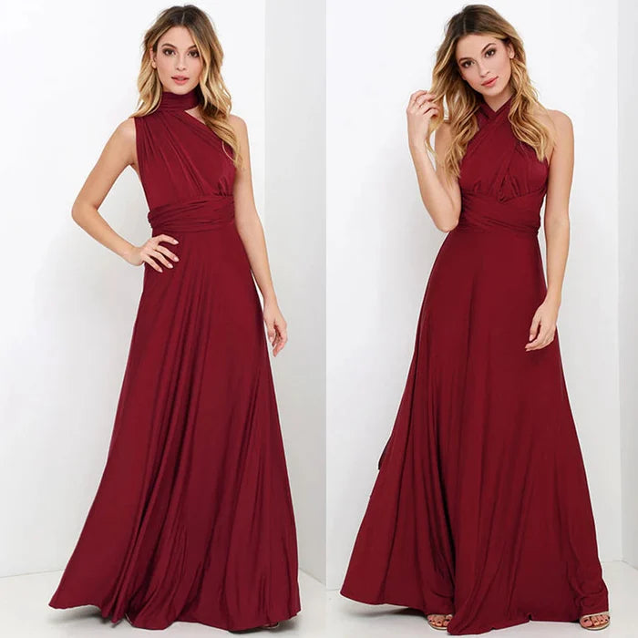 Eveloria Damen Wickelkleid Elastisch Mit Trägern