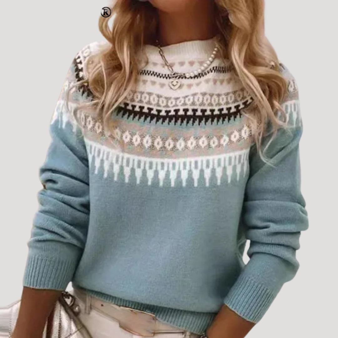 Damen Fair-Isle-Strickpullover