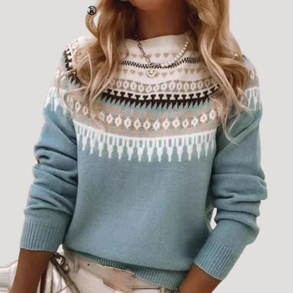 Damen Fair-Isle-Strickpullover