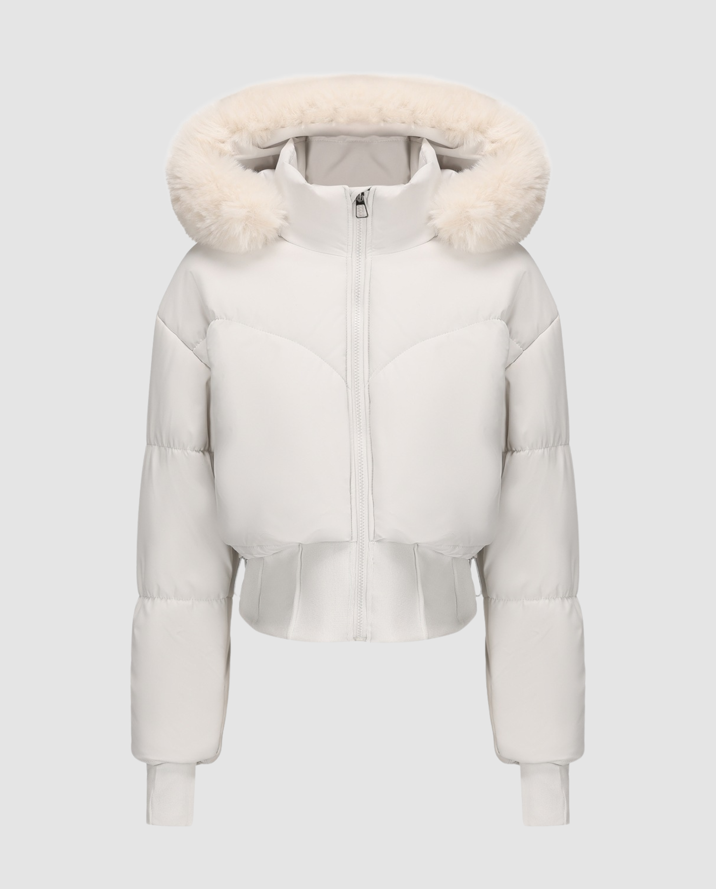 Damen Daunenjacke Cropped Warm