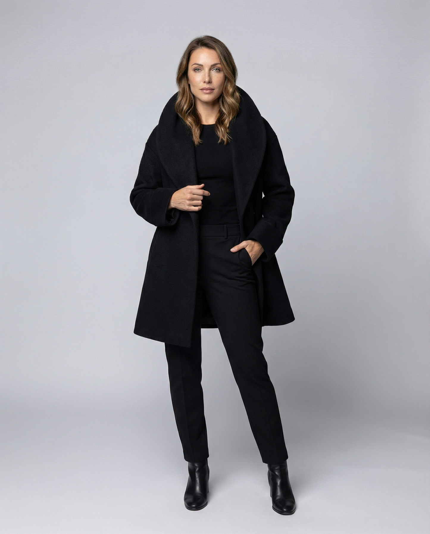 Damen Gefütterte Winterjacke Klassisch