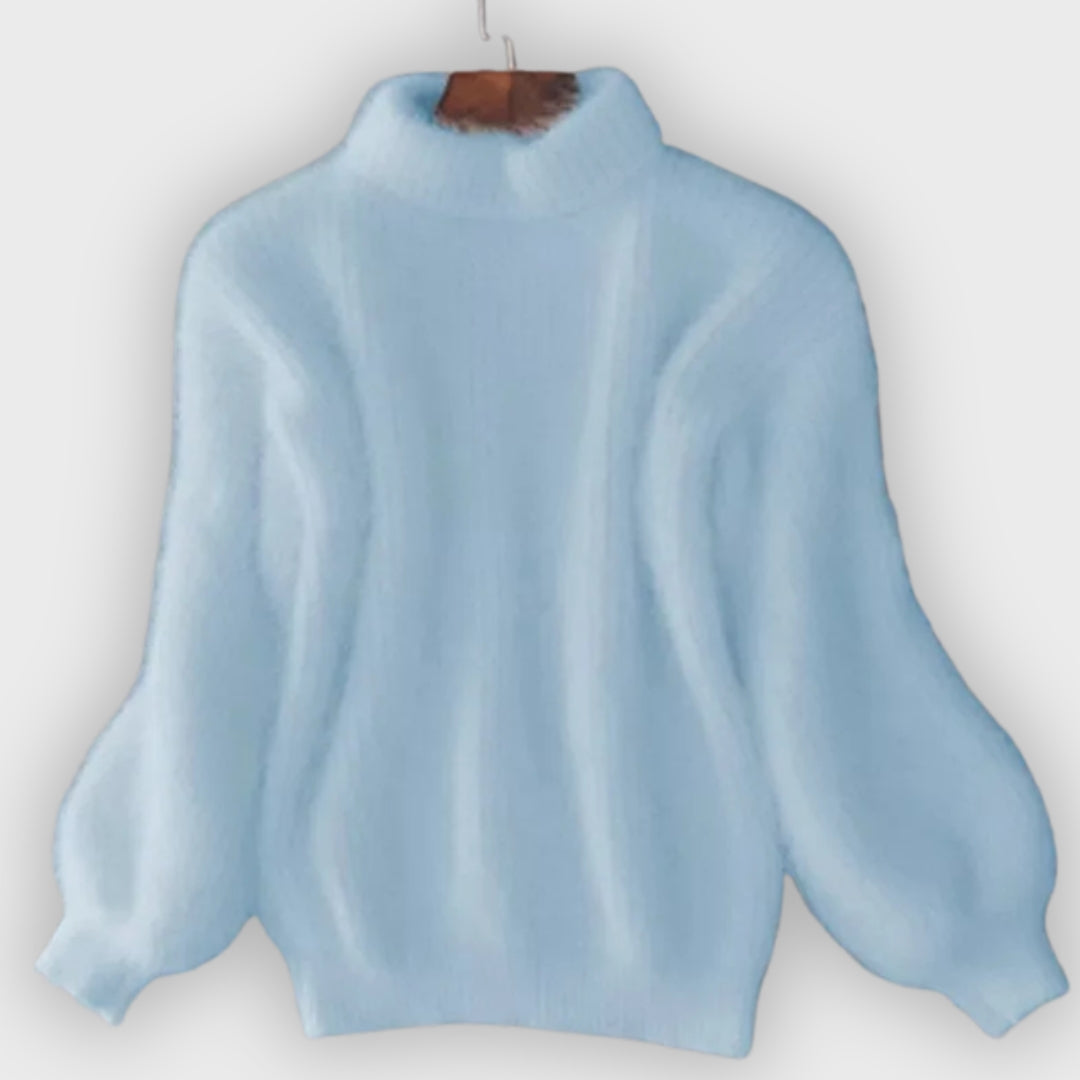 Eveloria Damen Kaschmirpullover Schick Schwarz - Eveloria