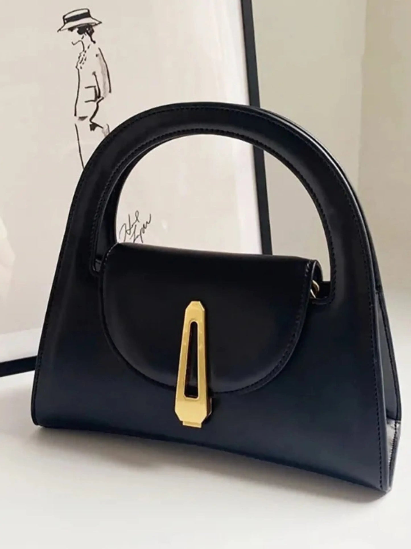 Dagmar Damen Mini Satchel Tasche Leder