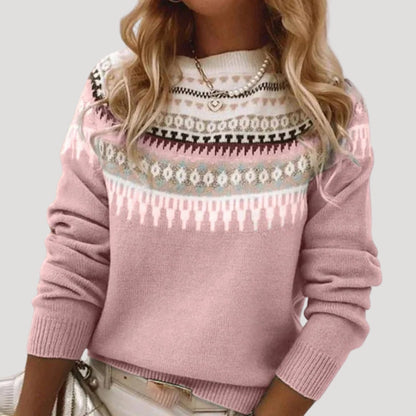 Damen Fair-Isle-Strickpullover