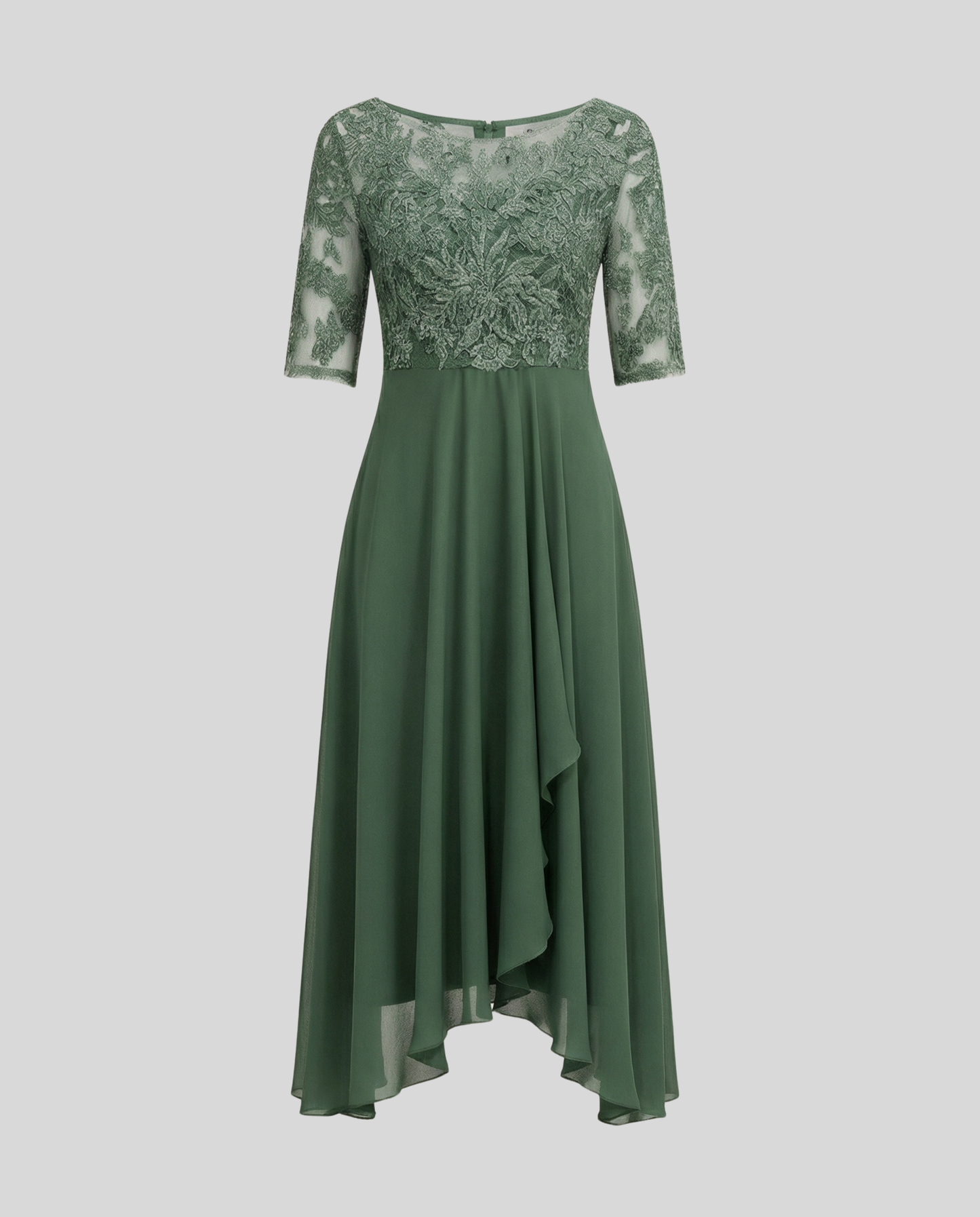 Elegantes Damen Midi Kleid Leicht Luftig