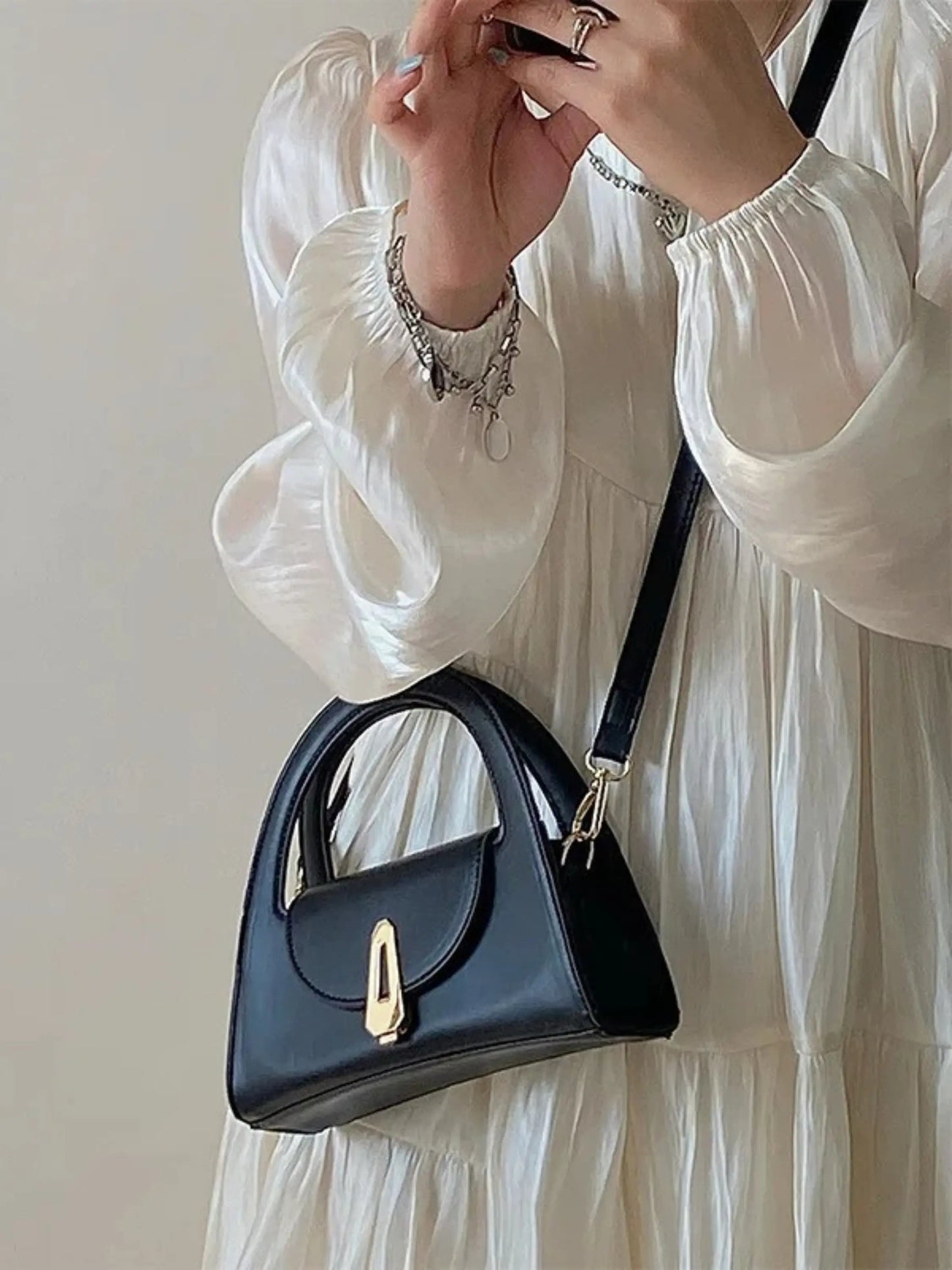 Dagmar Damen Mini Satchel Tasche Leder