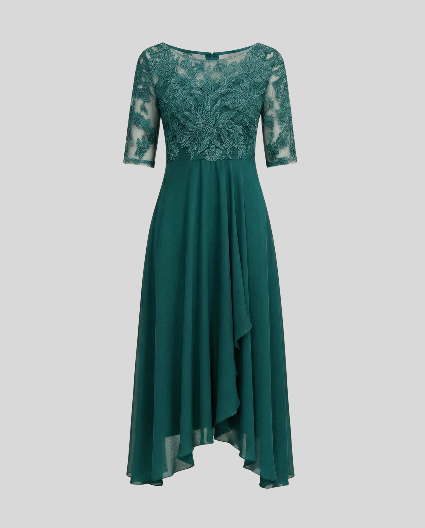 Elegantes Damen Midi Kleid Leicht Luftig