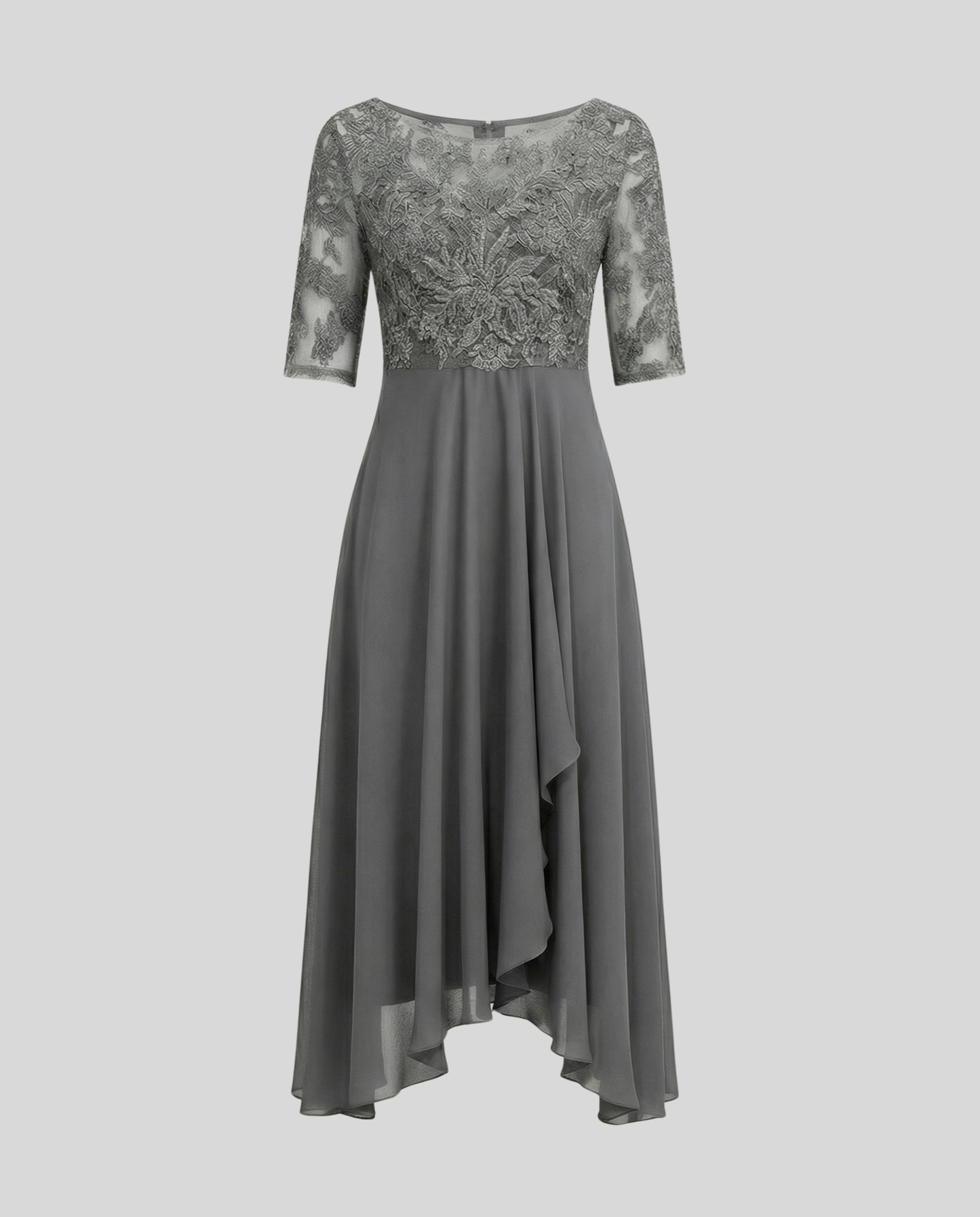 Elegantes Damen Midi Kleid Leicht Luftig