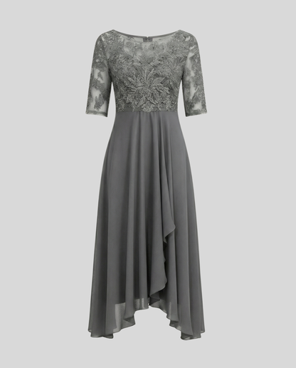 Elegantes Damen Midi Kleid Leicht Luftig
