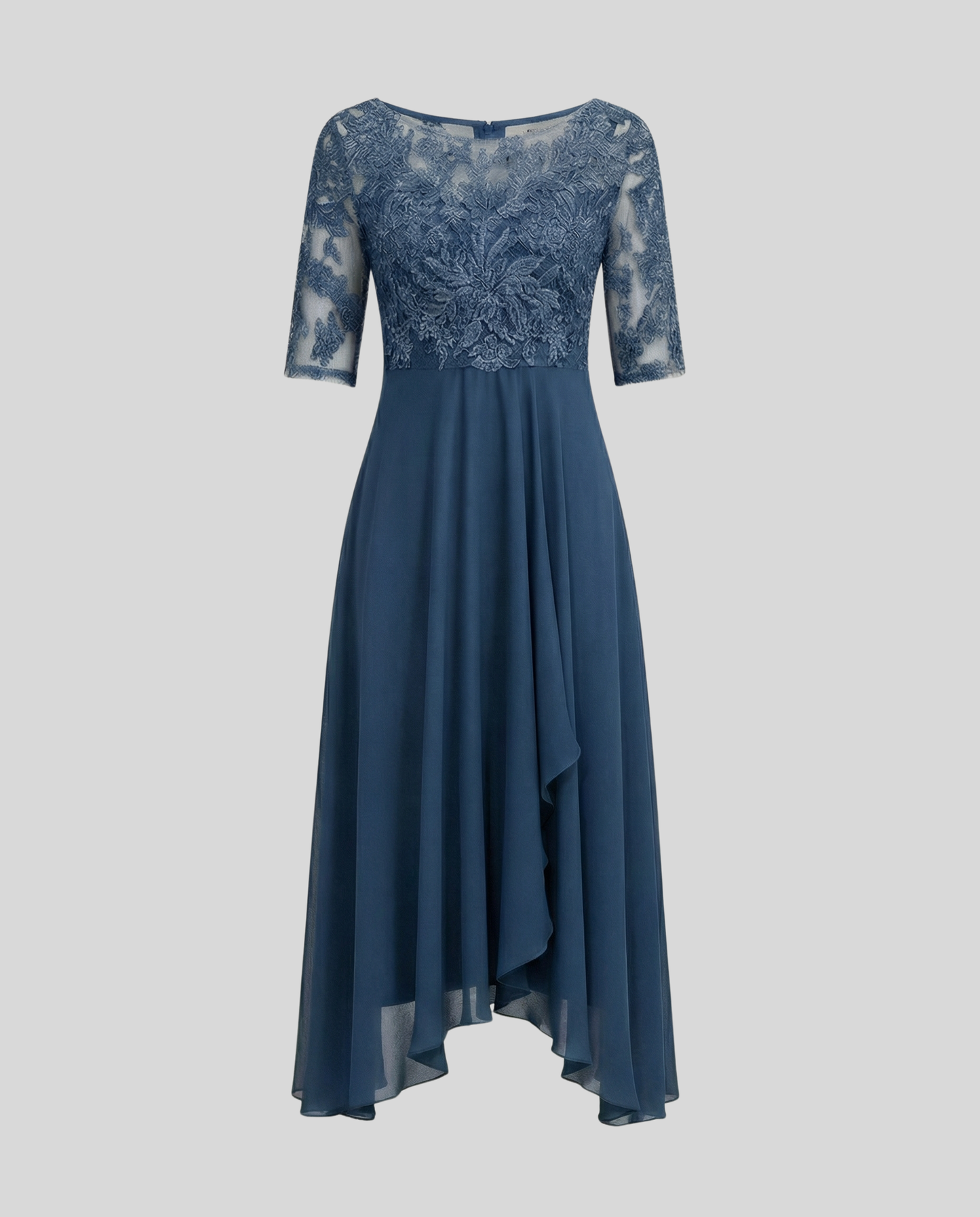 Elegantes Damen Midi Kleid Leicht Luftig