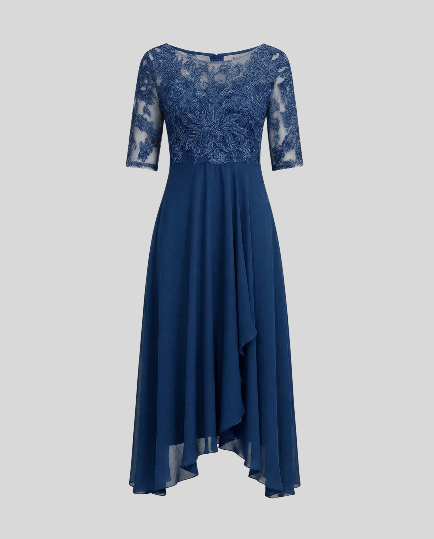 Elegantes Damen Midi Kleid Leicht Luftig
