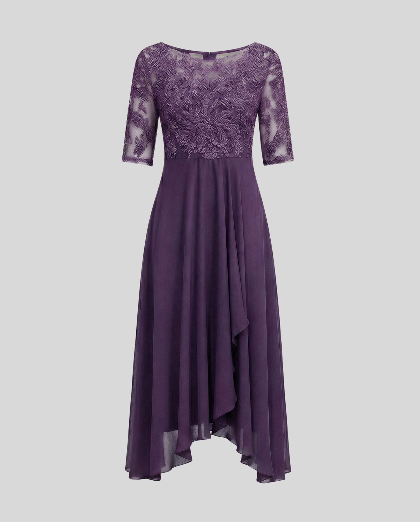 Elegantes Damen Midi Kleid Leicht Luftig