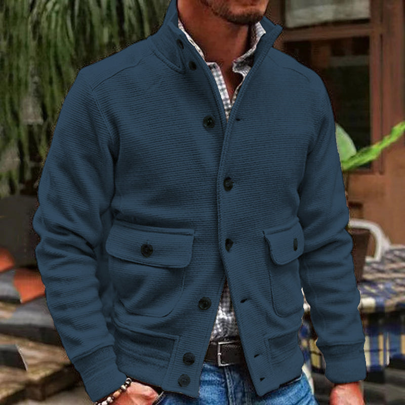Herren Freizeitjacke Lässig Elegant Zeitlos