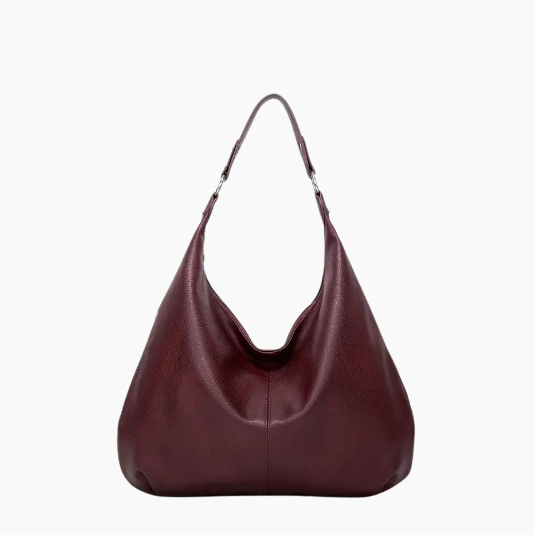 Eveloria Damen Hobo-Tasche Vegan Ledersatz Schwarz - Eveloria